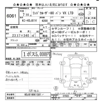 Toyota LAND CRUISER лот № 6061 оценка 3  с аукциона в Японии 7