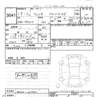 Suzuki WAGON R лот № 3041 оценка -  с аукциона в Японии 6