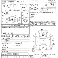 Toyota KLUGER лот № 3571 оценка 3.5  с аукциона в Японии 7