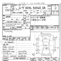 Daihatsu MOVE лот № 1201 оценка 3  с аукциона в Японии 7