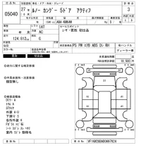 Renault KANGOO лот № 5040 оценка 3  с аукциона в Японии 6