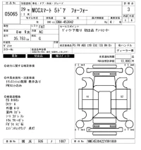 Smart FORFOUR лот № 5065 оценка 3  с аукциона в Японии 6