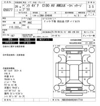 Mercedes-Benz C CLASS лот № 5077 оценка 3.5  с аукциона в Японии 6