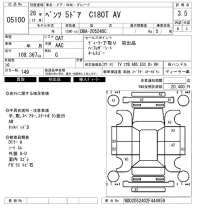 Mercedes-Benz C CLASS WAGON лот № 5100 оценка 3.5  с аукциона в Японии 6