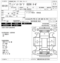 Mercedes-Benz B CLASS лот № 5129 оценка 3.5  с аукциона в Японии 4