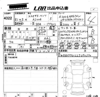 Mercedes-Benz A CLASS лот № 4322 оценка 4  с аукциона в Японии 5