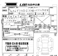 Mitsubishi DELICA D2 лот № 2902 оценка   с аукциона в Японии 5
