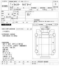 Mitsubishi CANTER лот № 1005 оценка 3  с аукциона в Японии 10