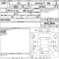 Suzuki HUSTLER лот № 3045 оценка R  с аукциона в Японии 2