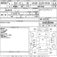 Subaru SAMBAR лот № 18116 оценка 3.5  с аукциона в Японии 2