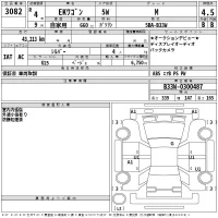 Mitsubishi EK WAGON лот № 3082 оценка 4.5  с аукциона в Японии 2
