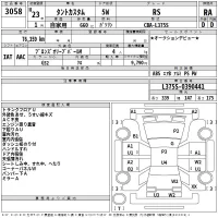 Daihatsu TANTO лот № 3058 оценка RA  с аукциона в Японии 2