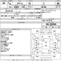 Honda STREAM лот № 84 оценка RA  с аукциона в Японии 2
