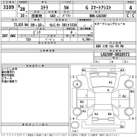 Subaru STELLA лот № 3109 оценка 4  с аукциона в Японии 2