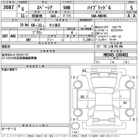 Suzuki SPACIA лот № 3087 оценка 5  с аукциона в Японии 2