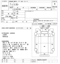 Mitsubishi MINIYON лот № 3070 оценка R  с аукциона в Японии 10
