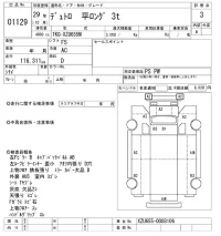 Hino DUTRO лот № 1129 оценка 3  с аукциона в Японии 10