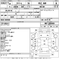 Honda STREAM лот № 33027 оценка R  с аукциона в Японии 2
