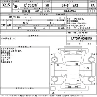 Toyota PIXIS MEGA лот № 3215 оценка RA  с аукциона в Японии 2