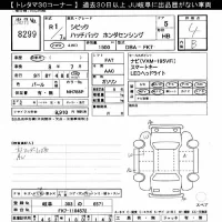 Honda CIVIC лот № 8299 оценка 4  с аукциона в Японии 9