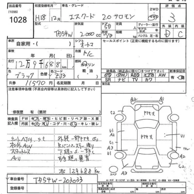 Suzuki ESCUDO  с аукциона в Японии