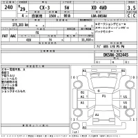 Mazda CX-3 лот № 240 оценка 3.5  с аукциона в Японии 2