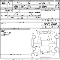 Toyota SIENTA лот № 246 оценка 3.5  с аукциона в Японии 2