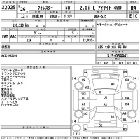 Subaru FORESTER лот № 32025 оценка RA  с аукциона в Японии 2
