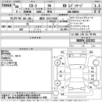 Mazda CX-3 лот № 70068 оценка 3.5  с аукциона в Японии 2