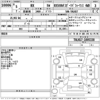 Lexus RX лот № 10006 оценка 3  с аукциона в Японии 2
