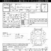 Honda STEP WAGON лот № 70059 оценка R  с аукциона в Японии 8
