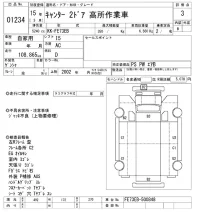 Mitsubishi CANTER лот № 1234 оценка 3  с аукциона в Японии 10