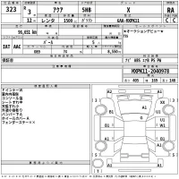 Toyota AQUA лот № 323 оценка RA  с аукциона в Японии 2