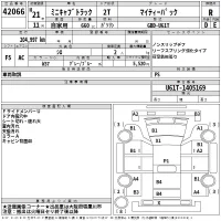 Mitsubishi MINICAB TRUCK лот № 42066 оценка R  с аукциона в Японии 2