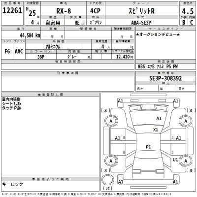 Mazda RX-8  с аукциона в Японии