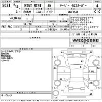 BMW MINI лот № 5021 оценка 4  с аукциона в Японии 2