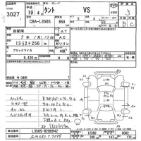 Daihatsu TANTO лот № 3027 оценка 3  с аукциона в Японии 3