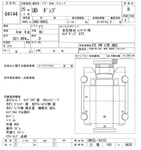 Nissan UD SERIES лот № 4144 оценка R  с аукциона в Японии 8