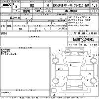 Lexus RX лот № 10065 оценка 4.5  с аукциона в Японии 2