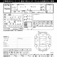 Mazda CAROL лот № 70299 оценка 3  с аукциона в Японии 7