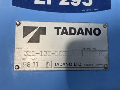 TADANO CRANE