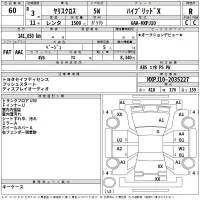Toyota YARIS CROSS лот № 60 оценка R  с аукциона в Японии 2