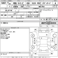 BMW 5-Series лот № 5007 оценка 4  с аукциона в Японии 2