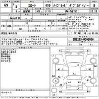 Toyota COROLLA лот № 69 оценка R  с аукциона в Японии 2