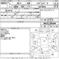 Toyota COROLLA лот № 50033 оценка 3.5  с аукциона в Японии 2