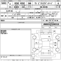 BMW MINI лот № 5043 оценка 4  с аукциона в Японии 2