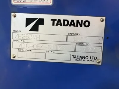 TADANO CRANE