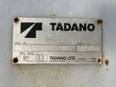TADANO CRANE