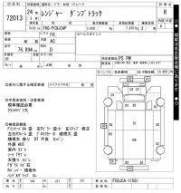 Hino RANGER лот № 72013 оценка R  с аукциона в Японии 8