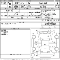 Mitsubishi OUTLANDER лот № 2155 оценка 4  с аукциона в Японии 2